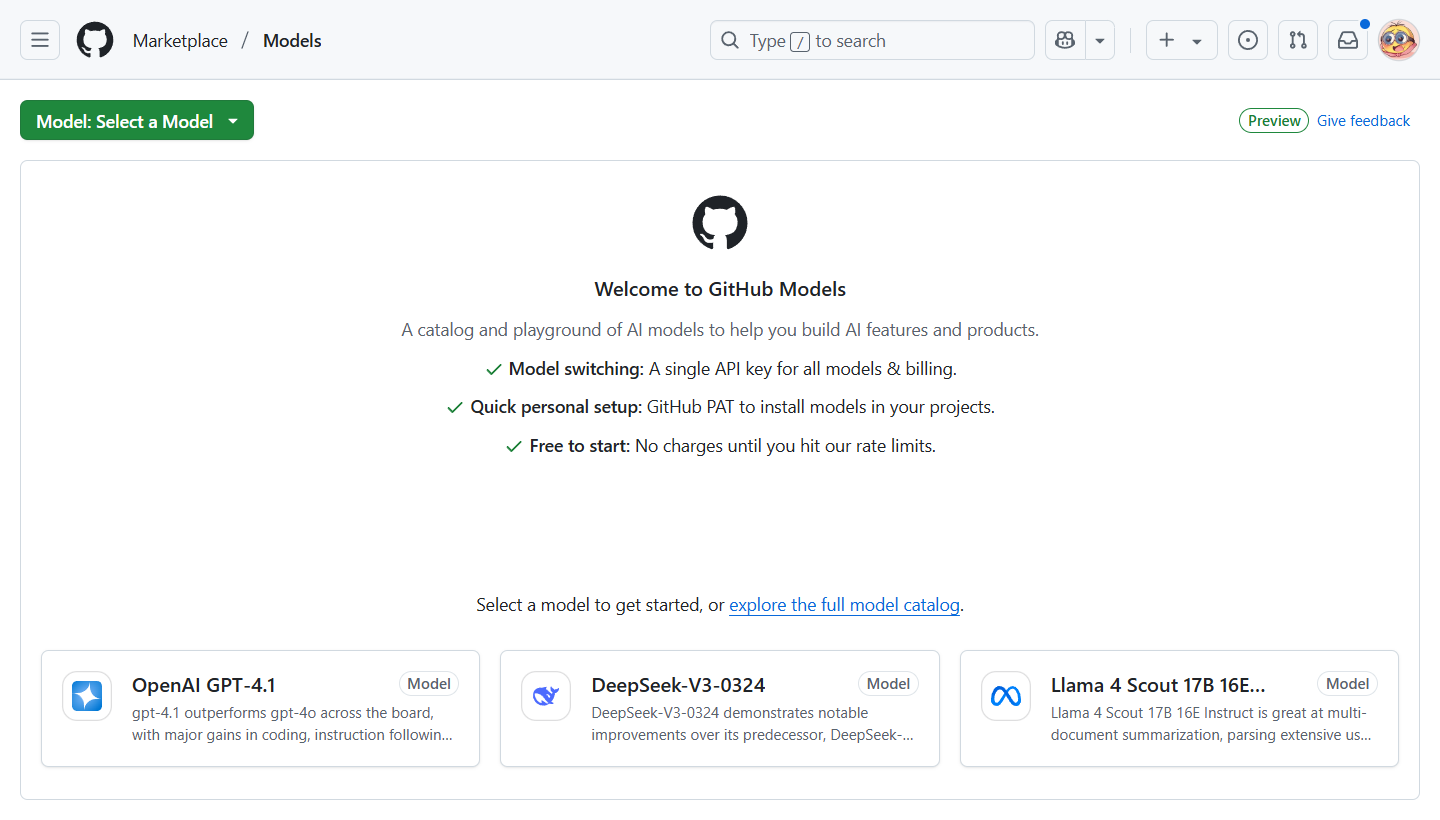 GitHub Models