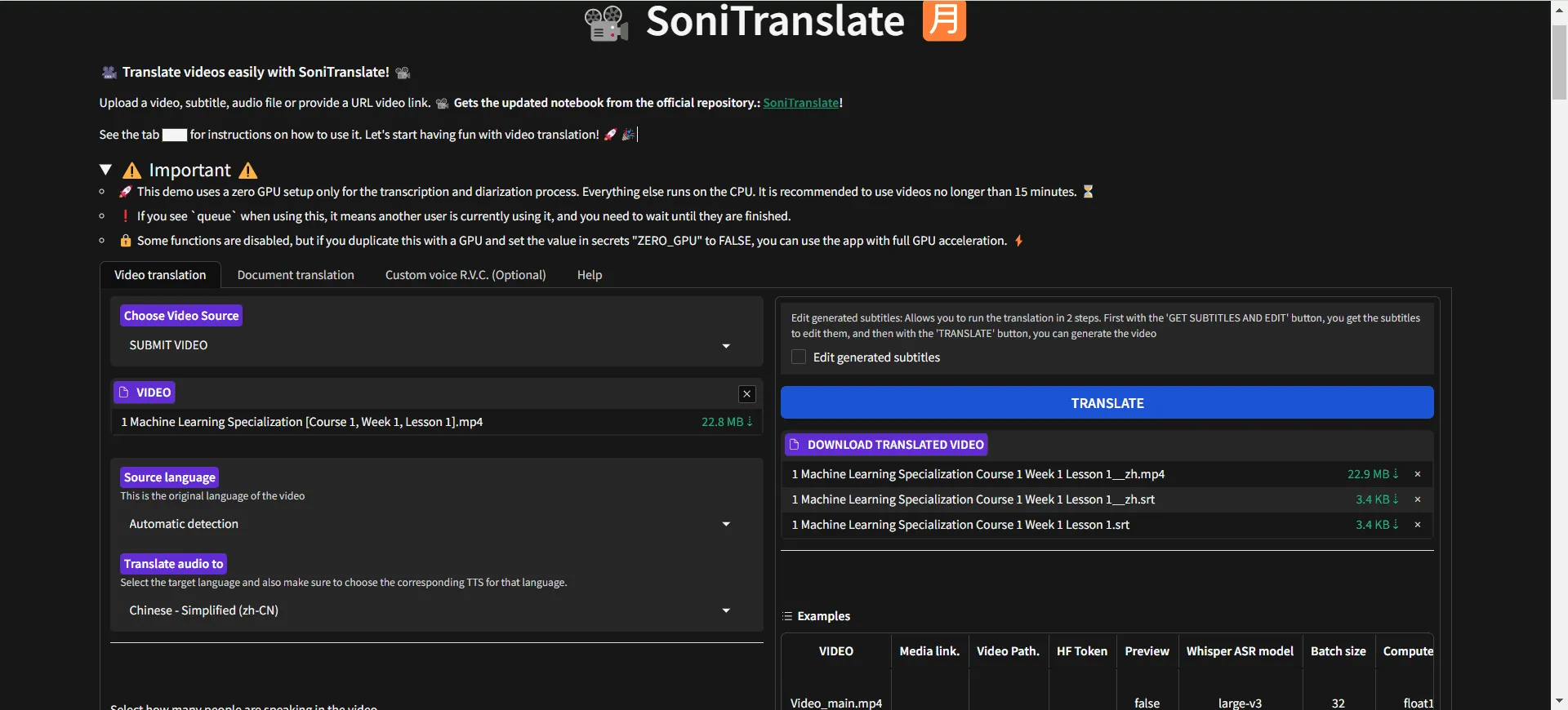 SoniTranslate