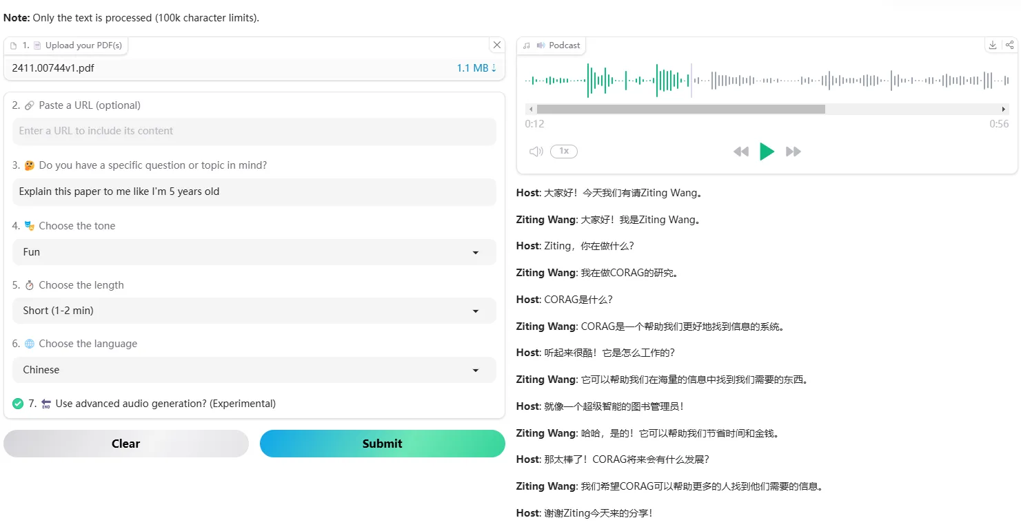 Open-NotebookLM