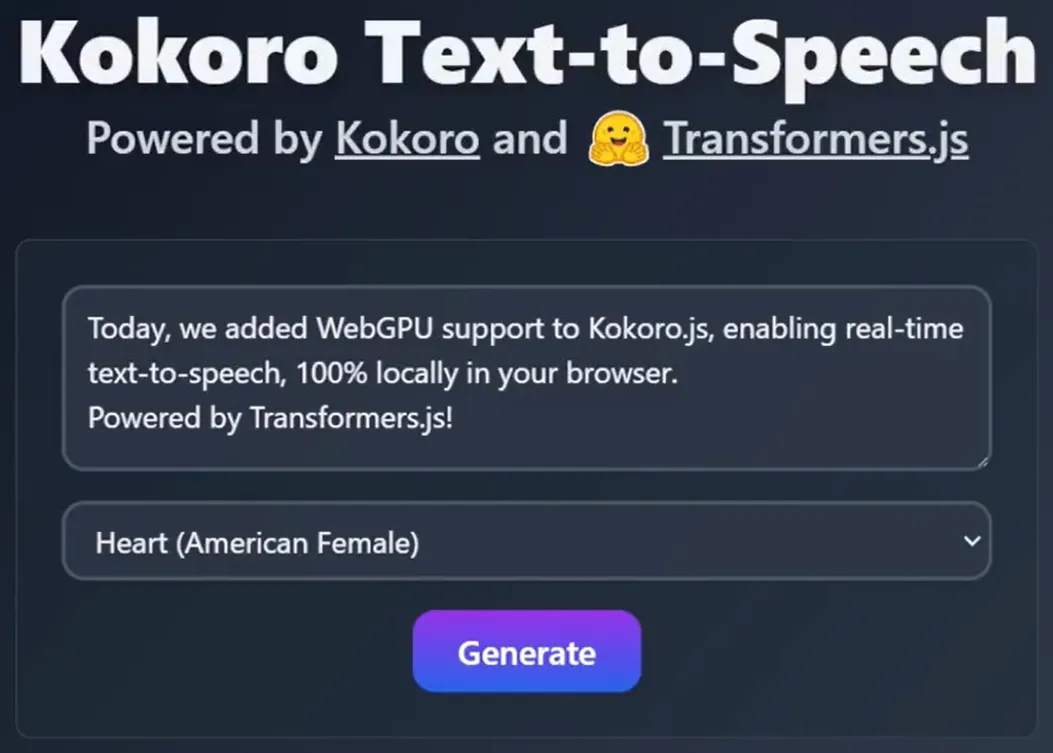 Kokoro-js
