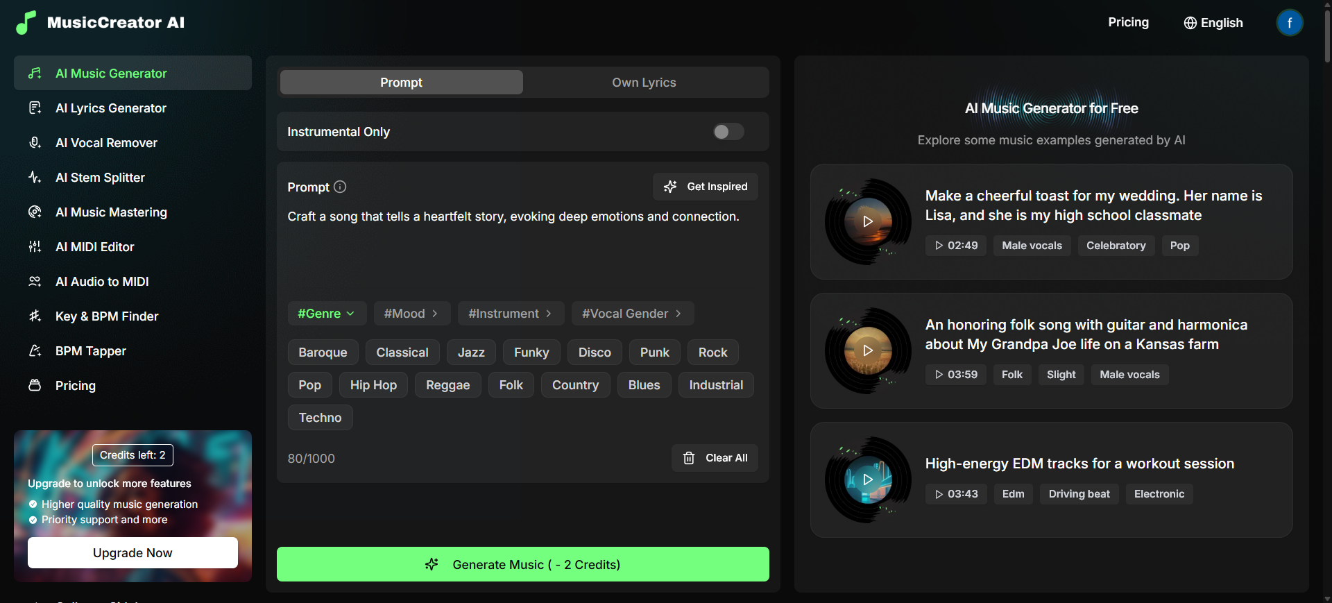 MusicCreator.ai