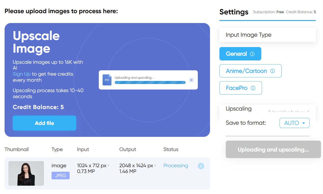 Image Upscaler