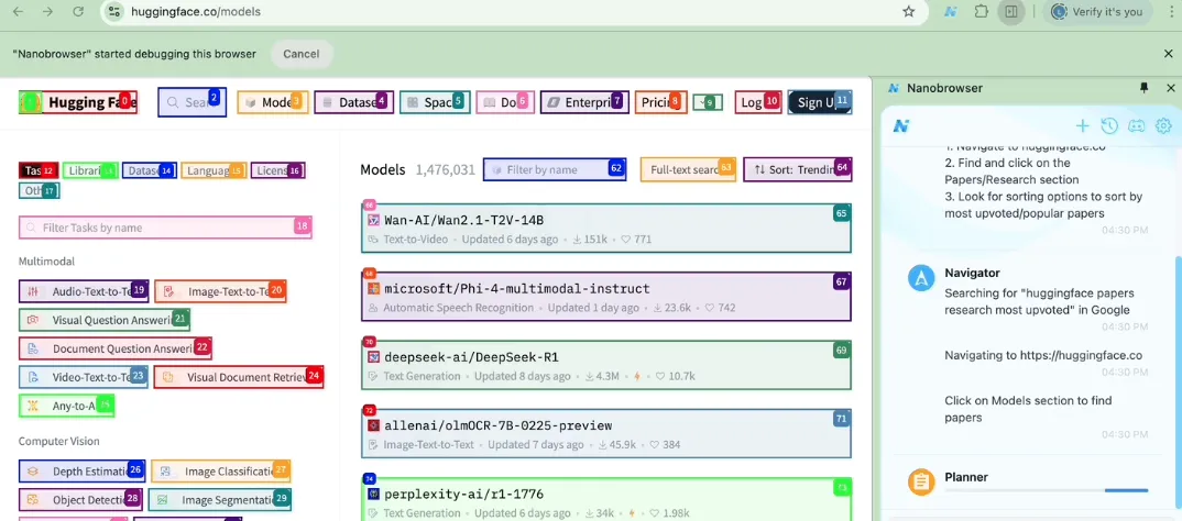 Nanobrowser