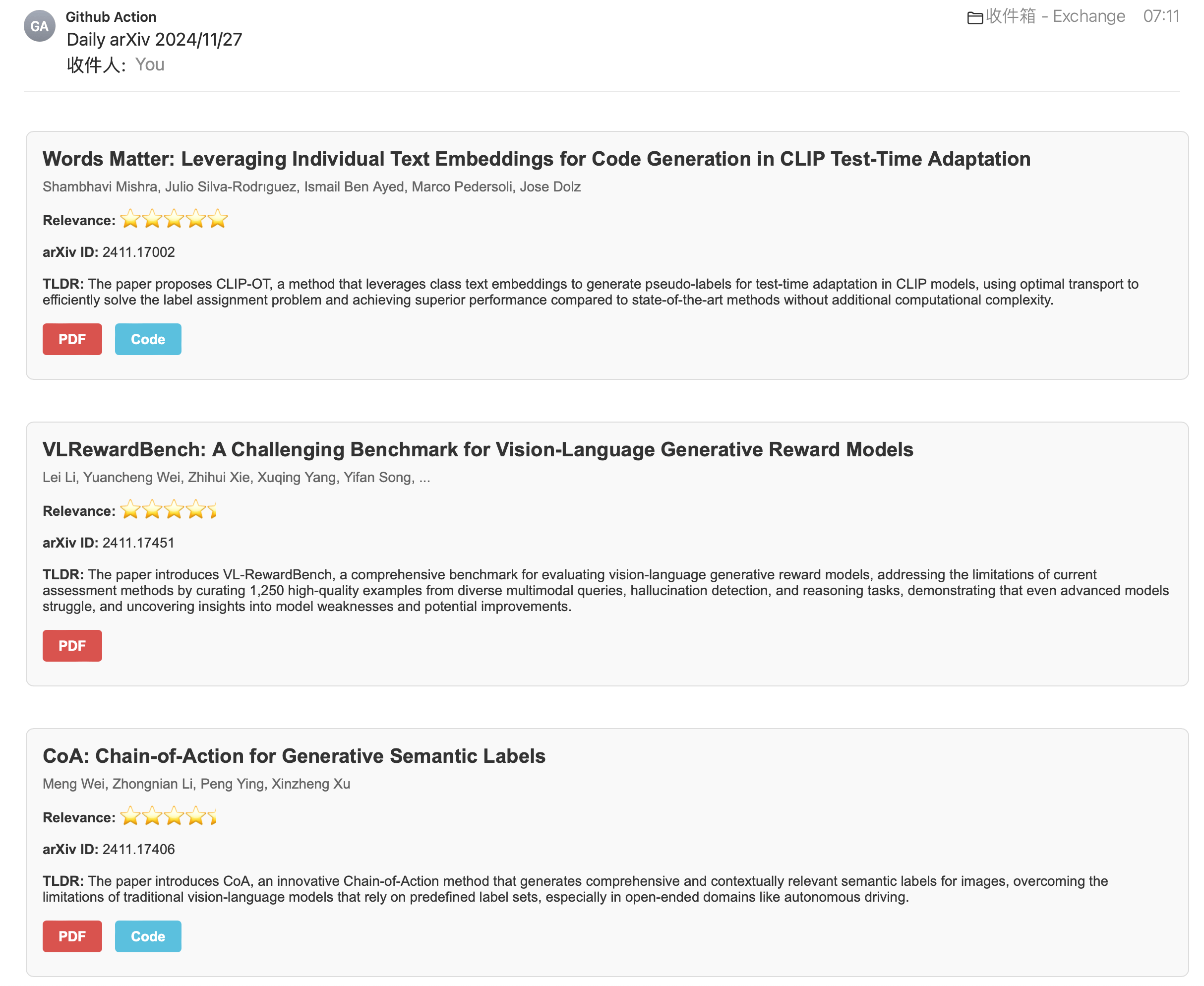 Zotero-arXiv-Daily
