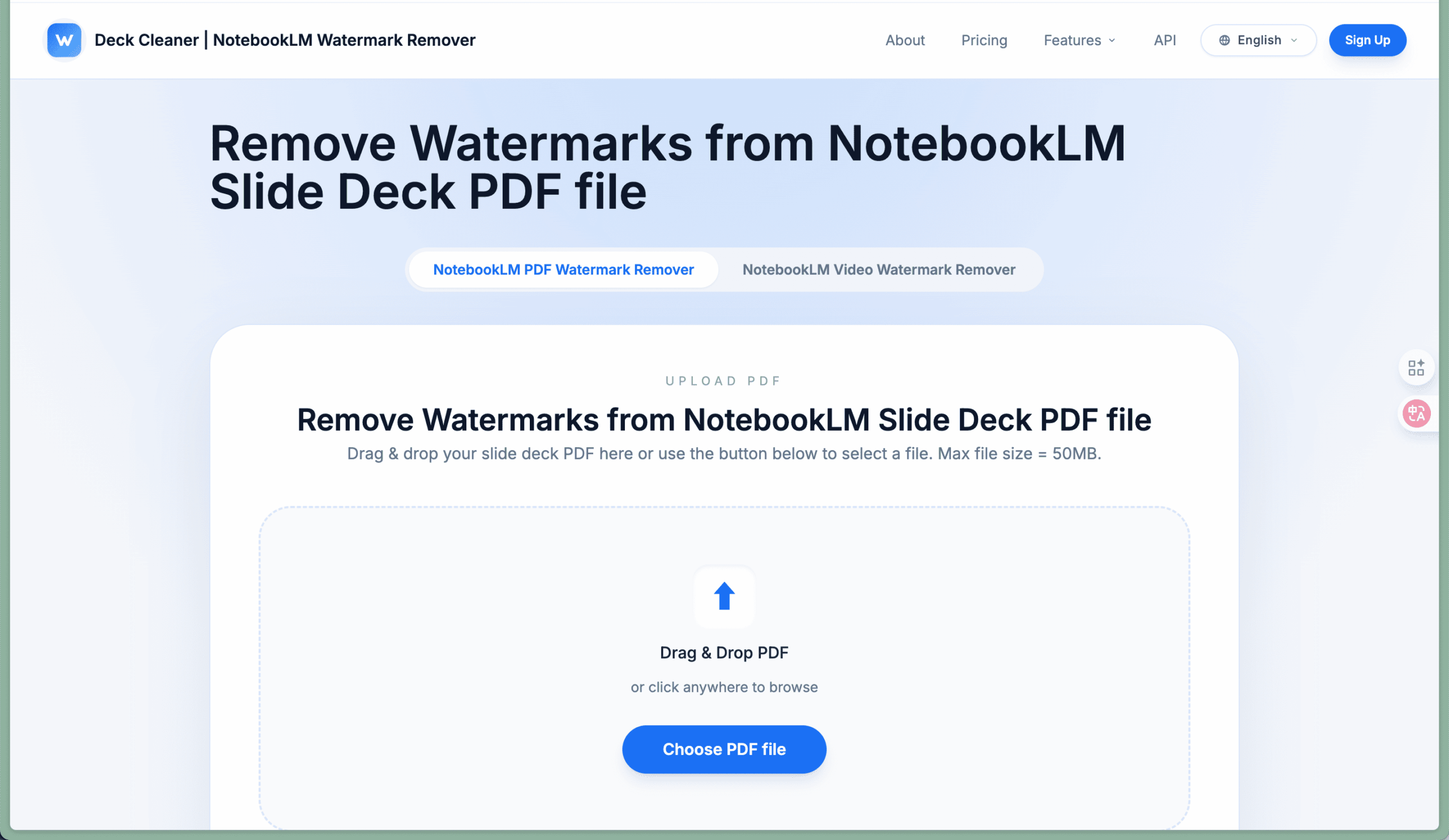 NotebookLM Watermark Remover