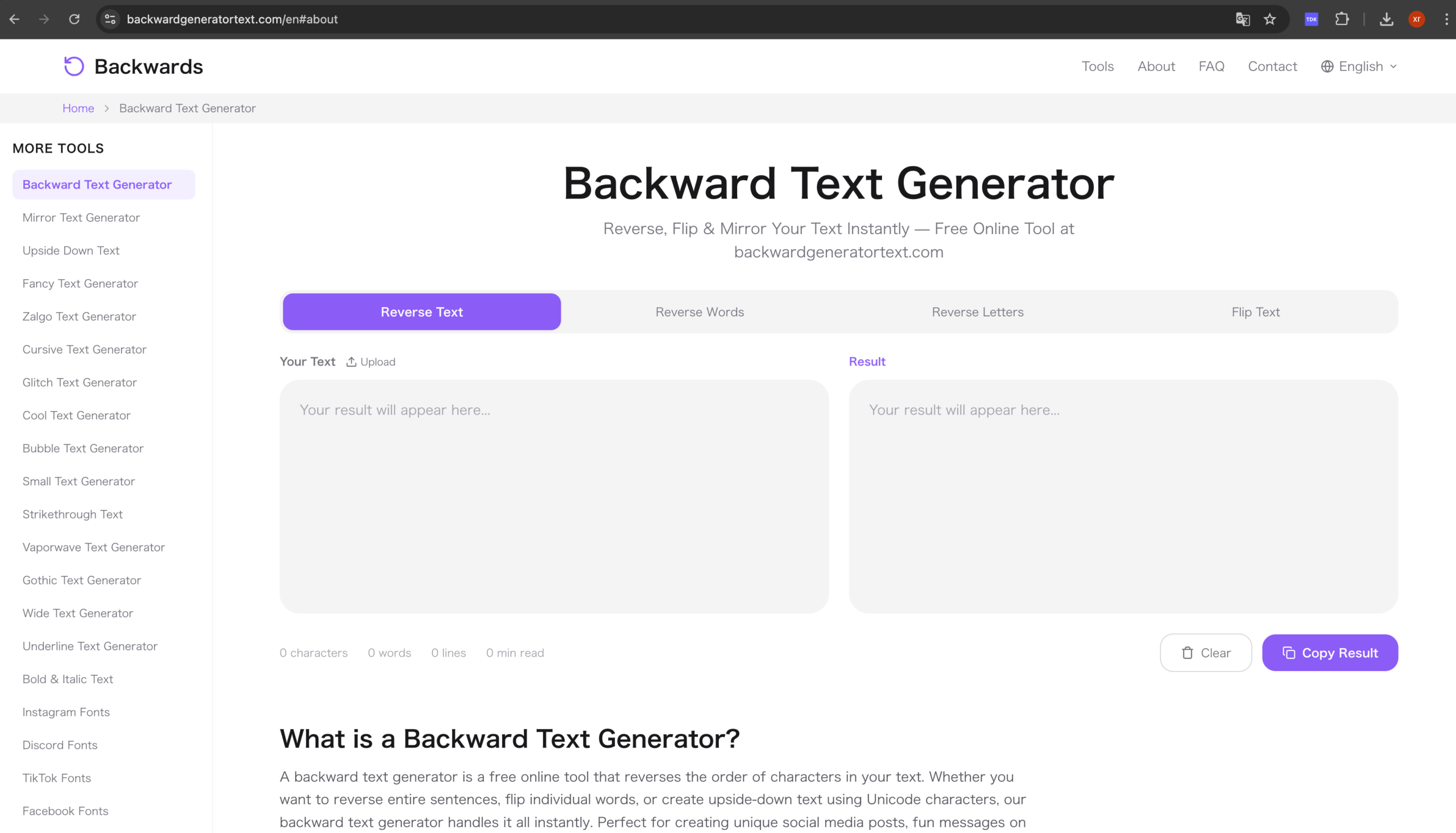 backwardgeneratortext