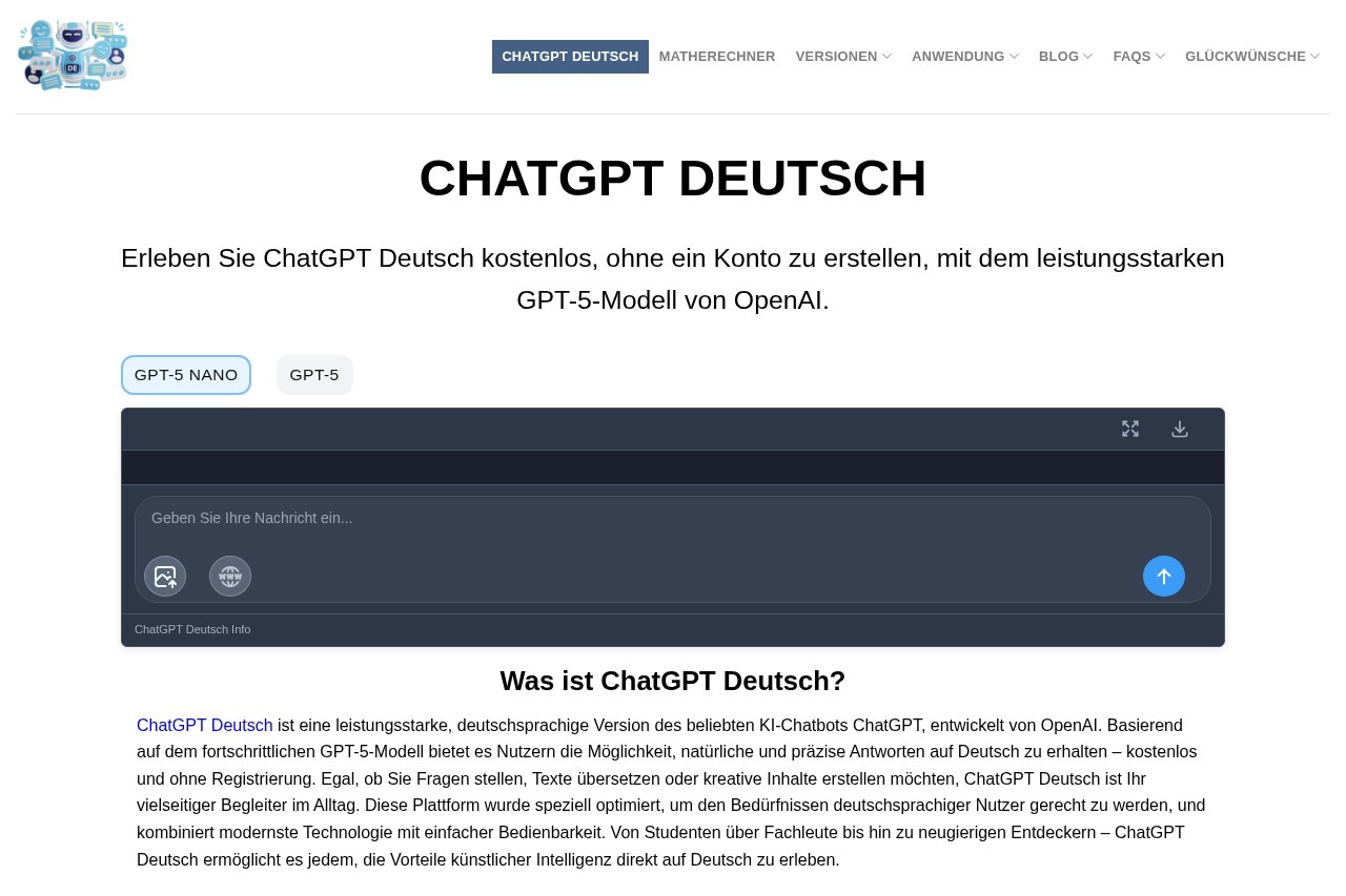 ChatGPT Deutsch