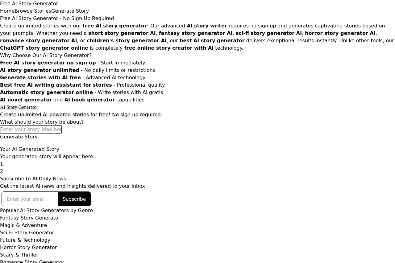 AI Story Generator