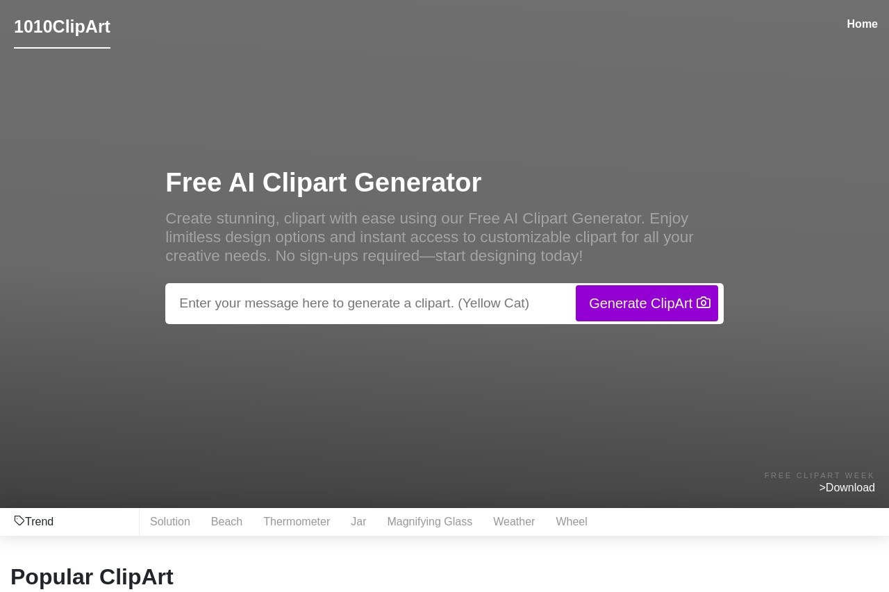 AI Clipart Generator