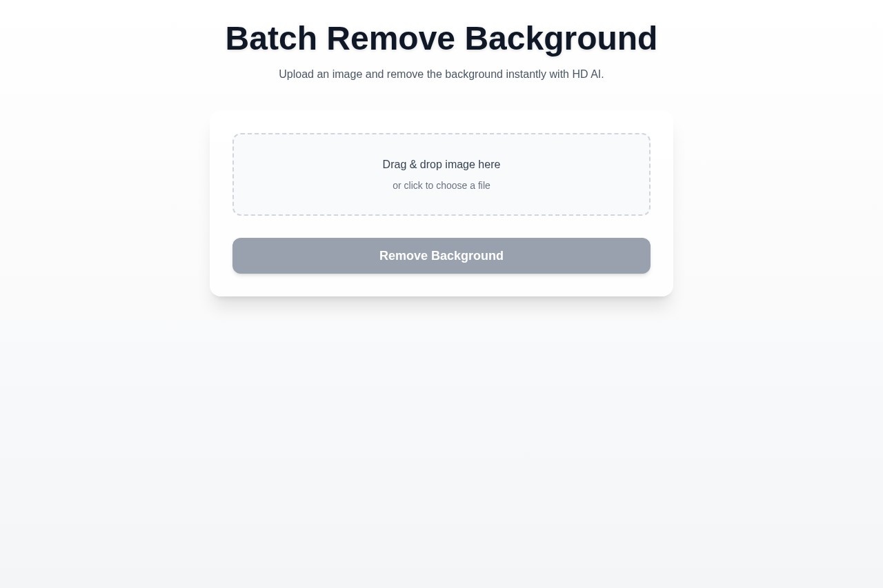 Batch Remove Background