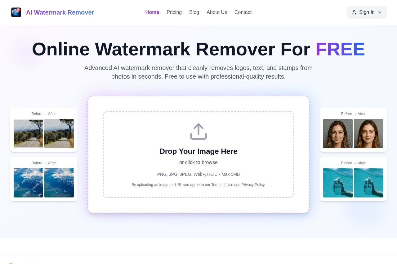 AI Watermark Remover
