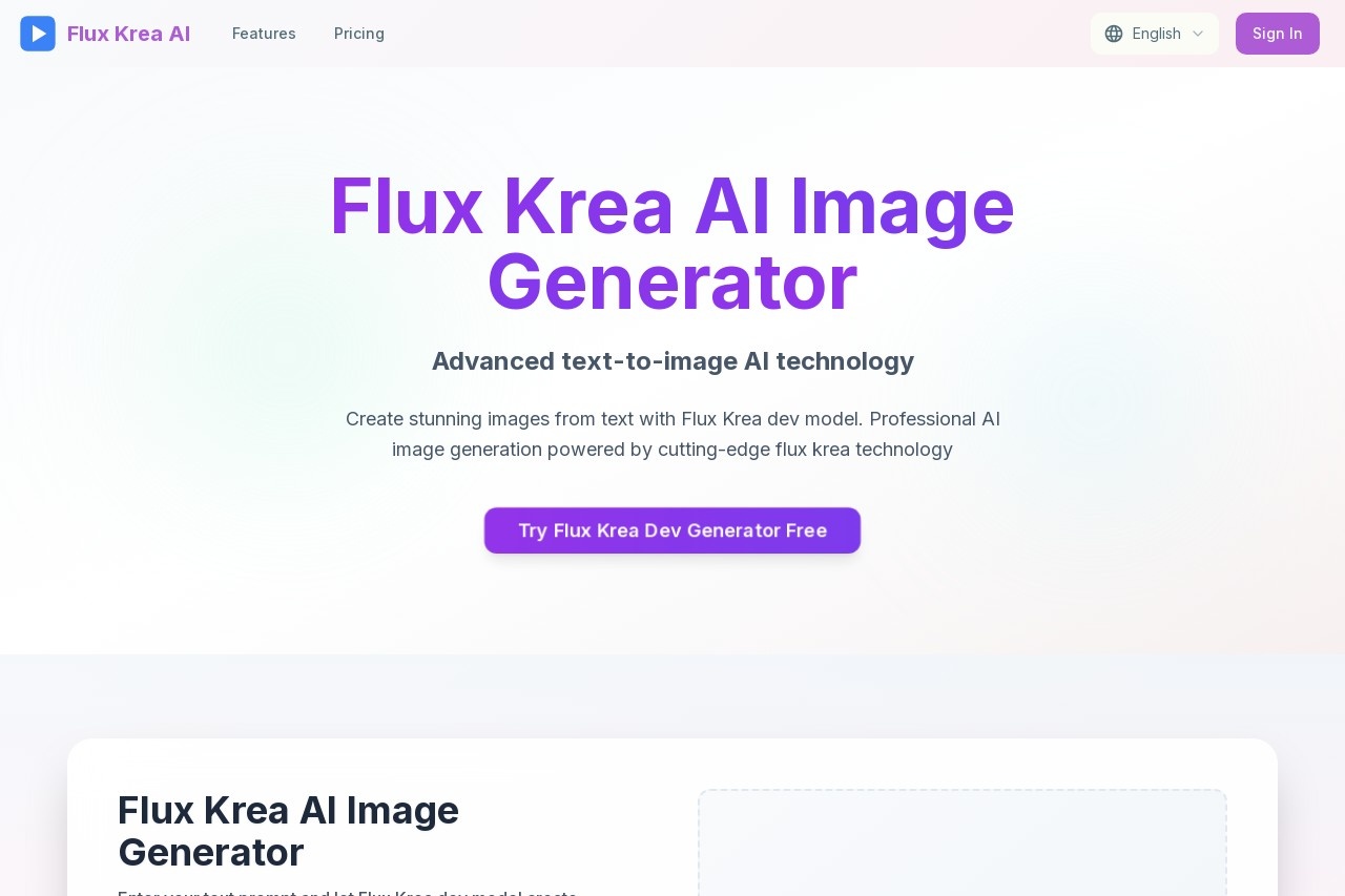 Flux Krea AI