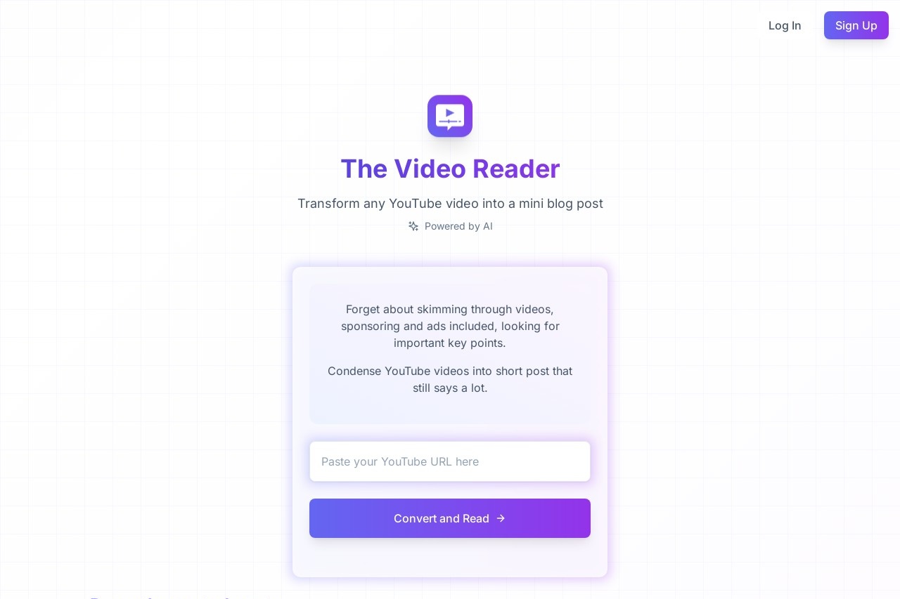 The Video Reader