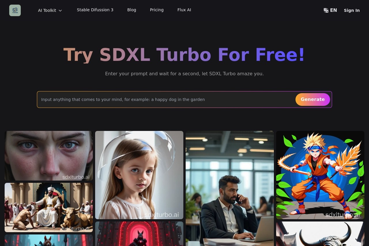 SDXL Turbo