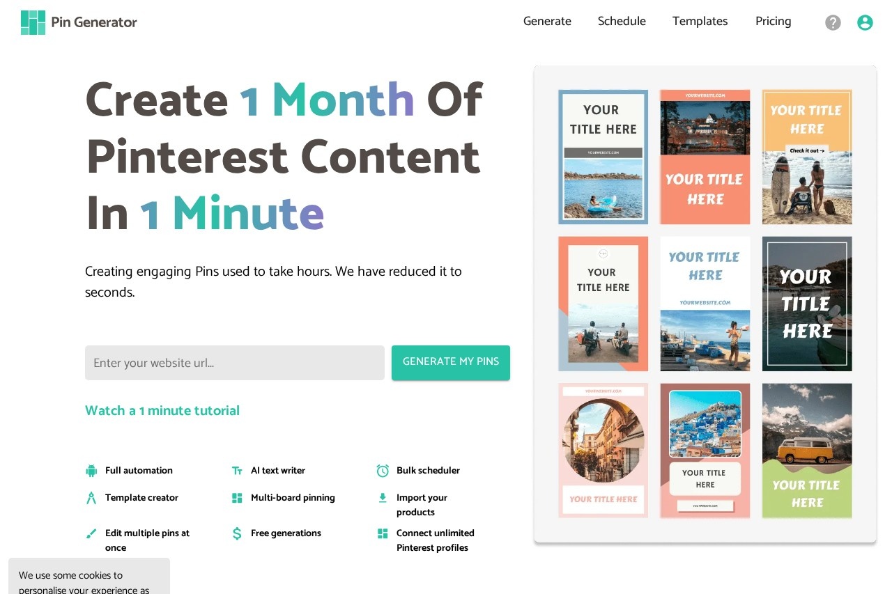 Pinterest Pin Generator