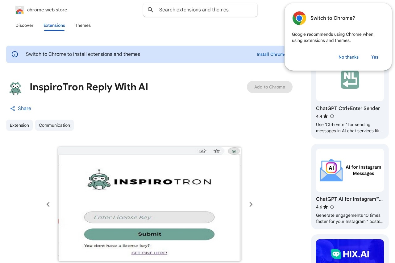 InspiroTron Reply With AI