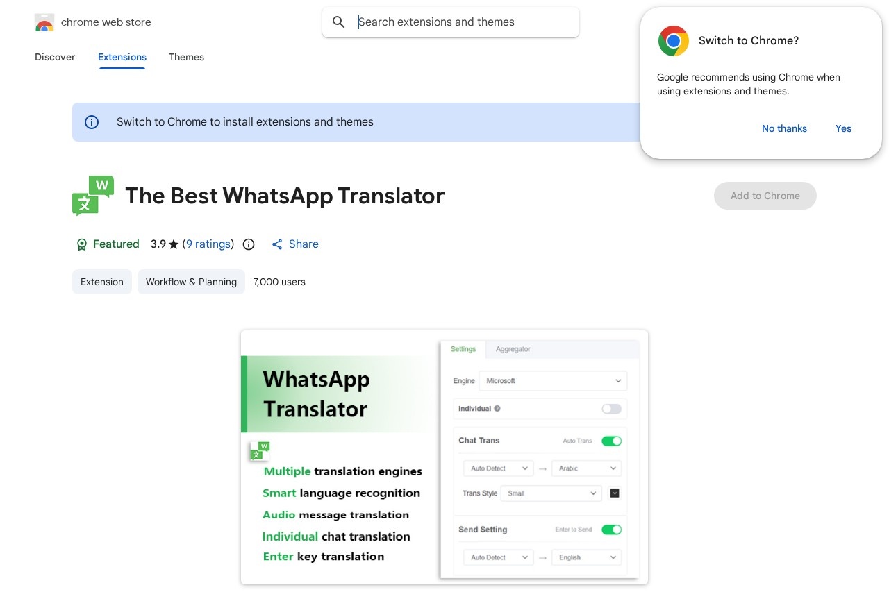 WhatsApp Translator