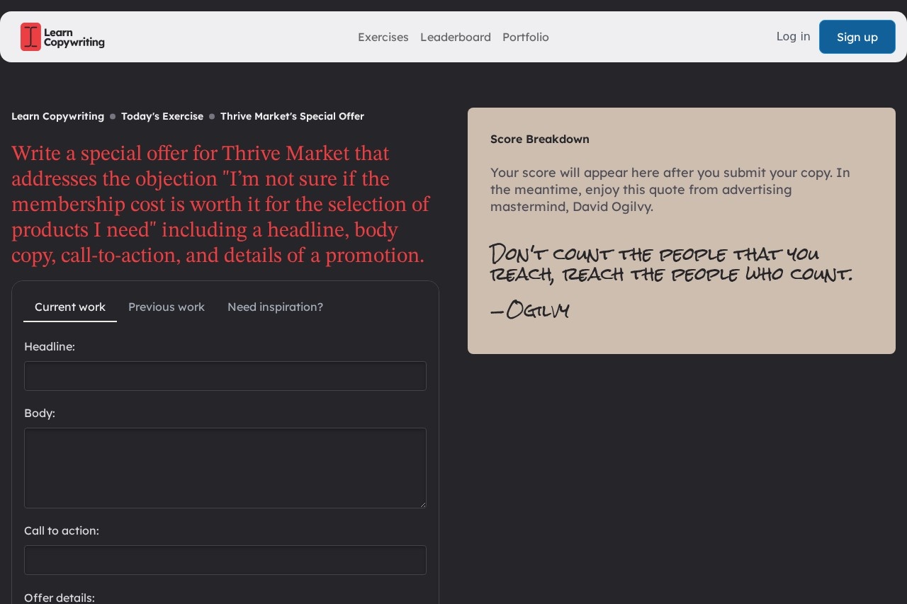 Learn Copywriting