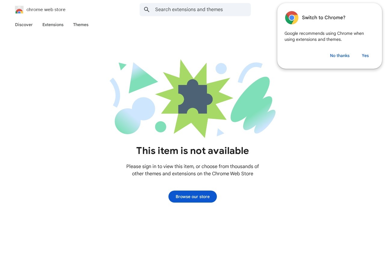 Chrome Web Store