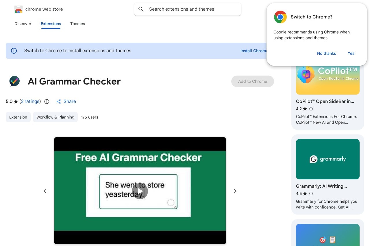 AI Grammar Checker