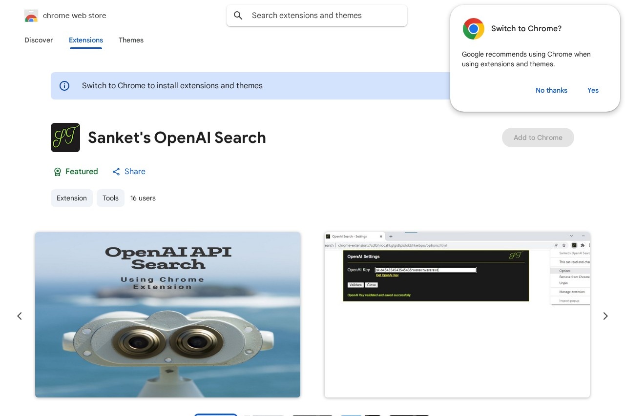 Sanket's OpenAI Search