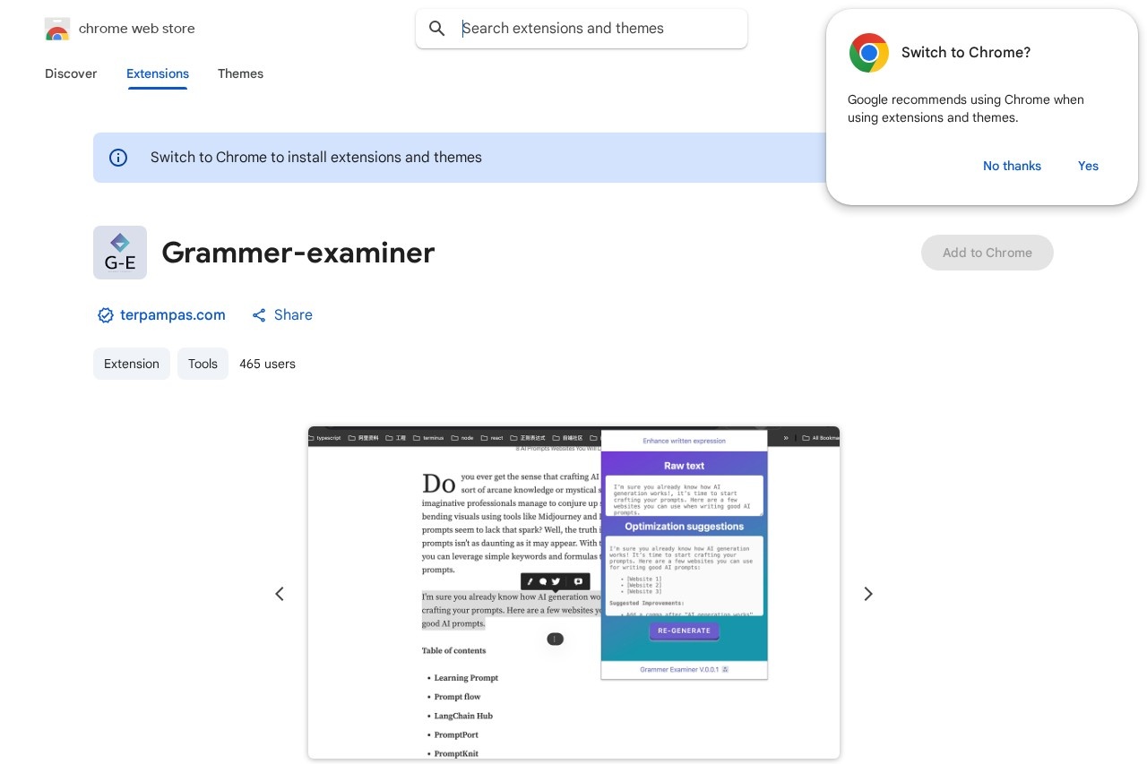 Grammer-examiner