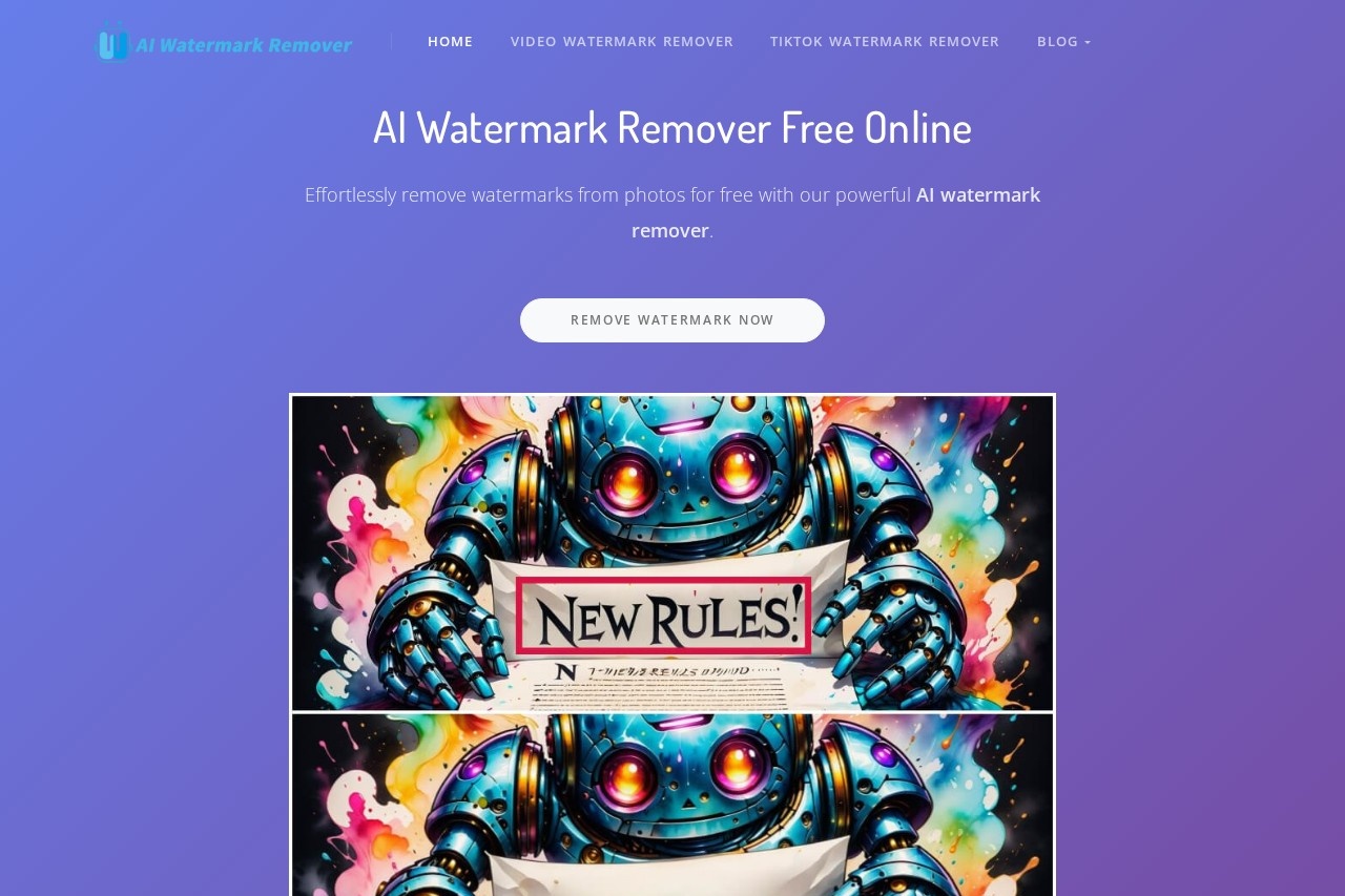 AI Watermark Remover