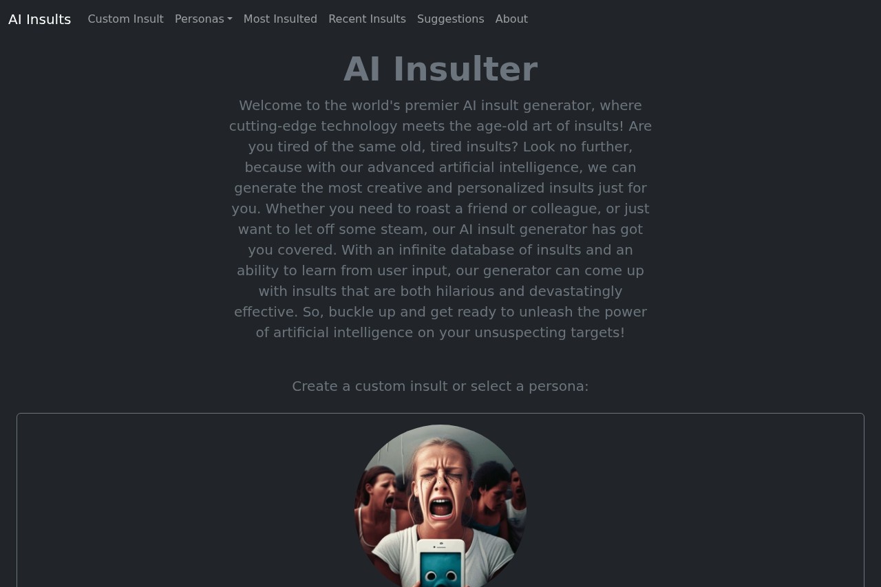 AI Insult Generator