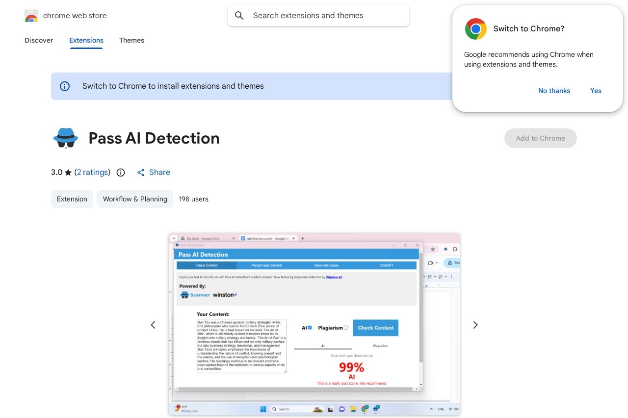 Pass AI Detection