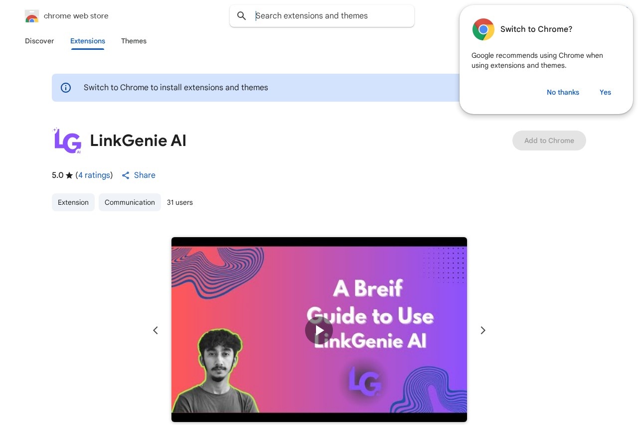 LinkGenie AI