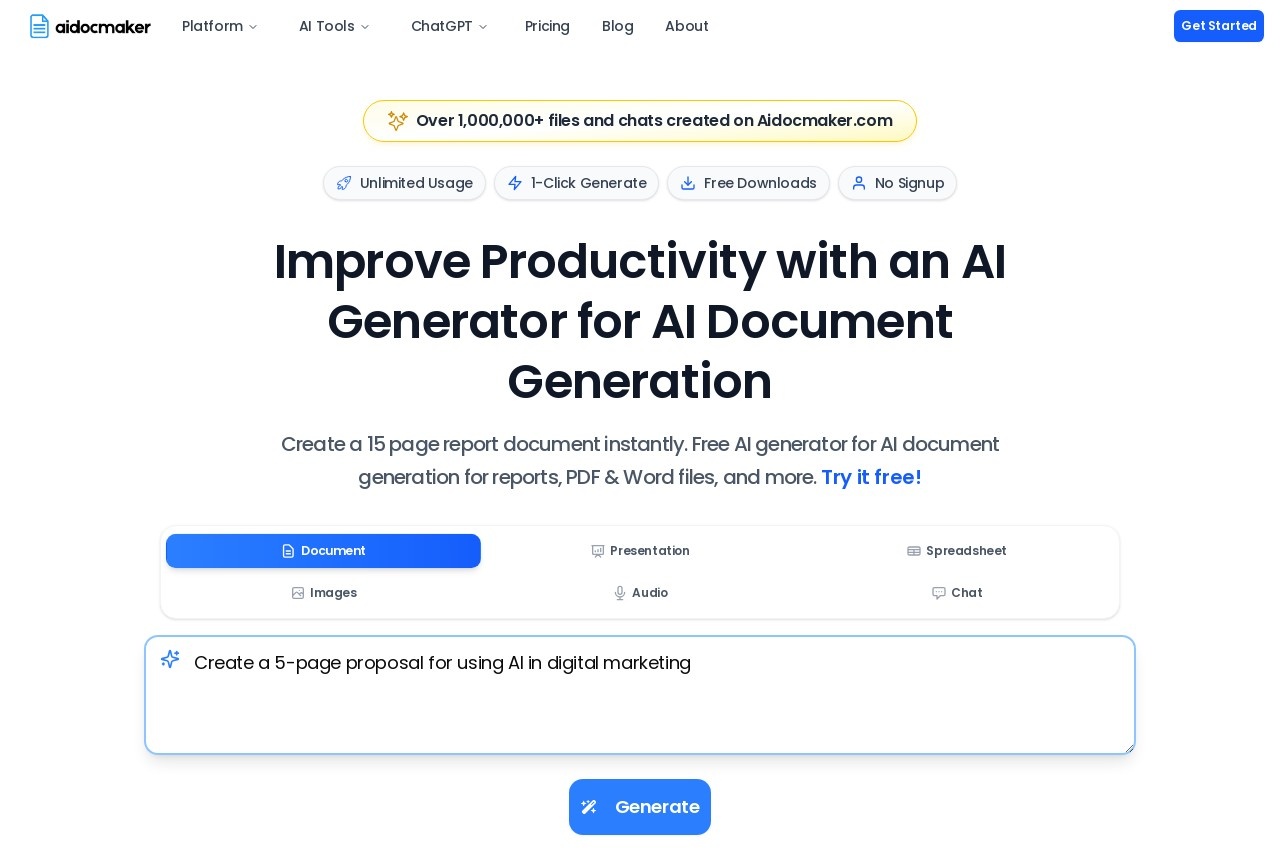 AI Document Creator