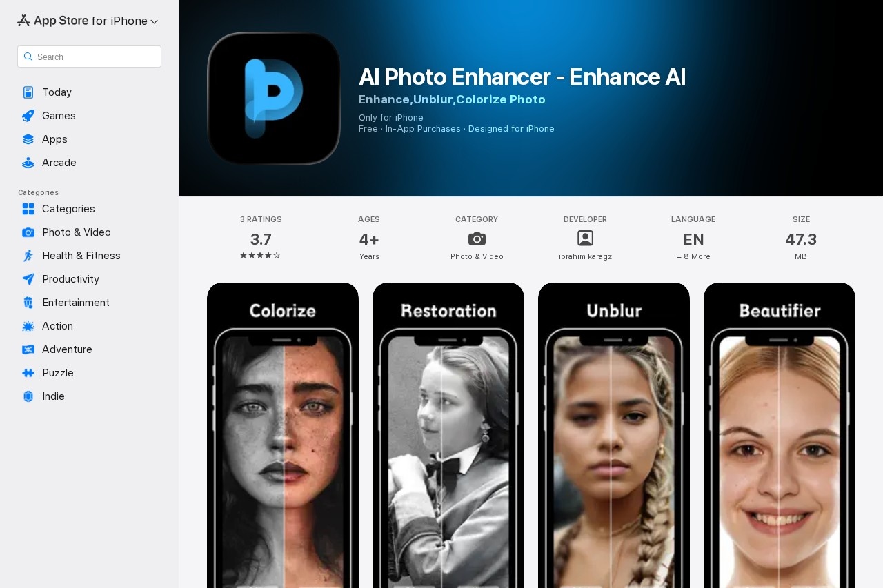 AI Photo Enhancer