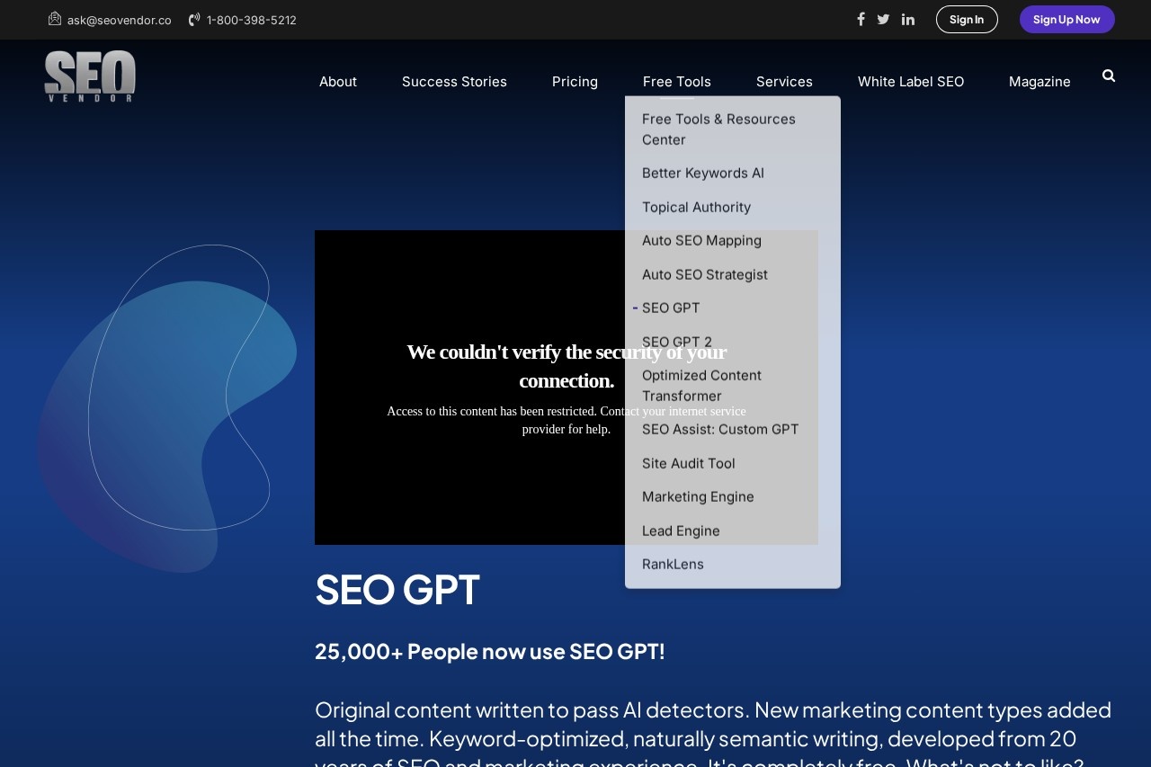 SEO GPT