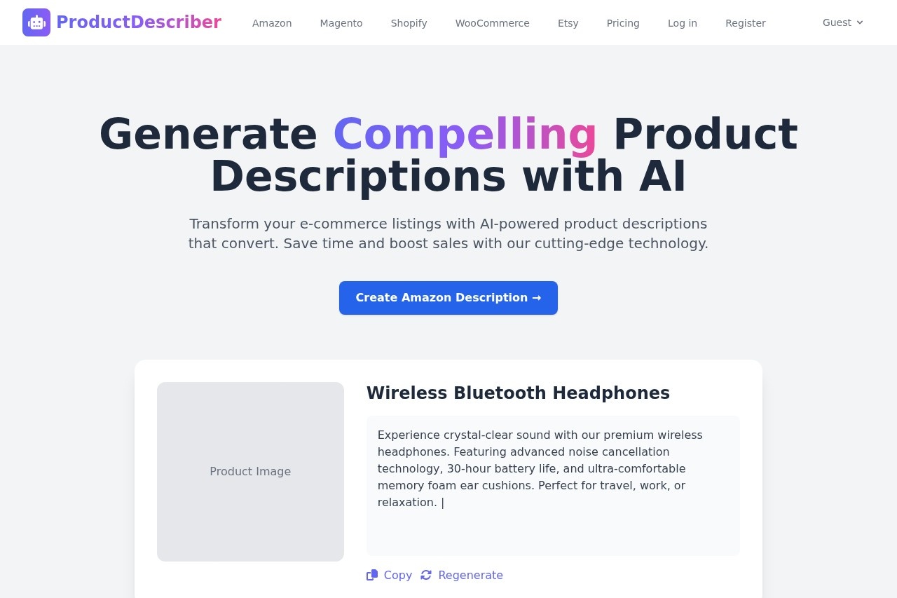 AI Product Description Generator