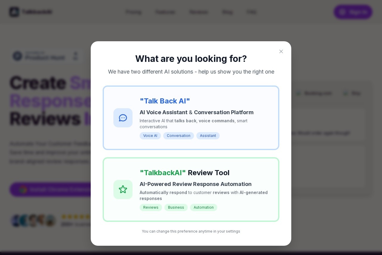 TalkbackAI