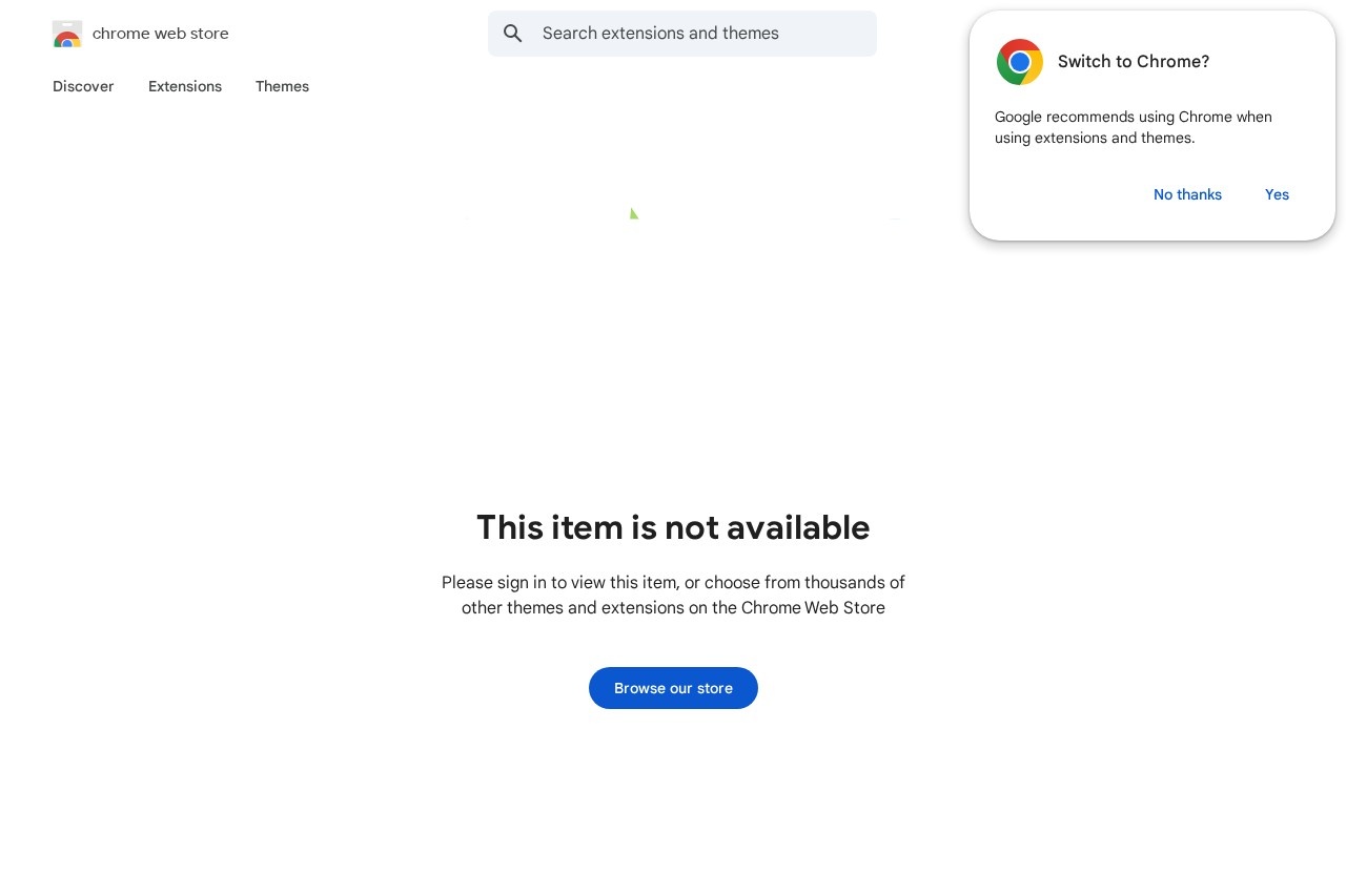 Chrome Web Store