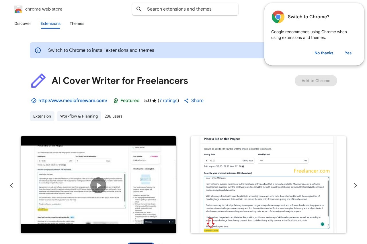 AI Cover Writer