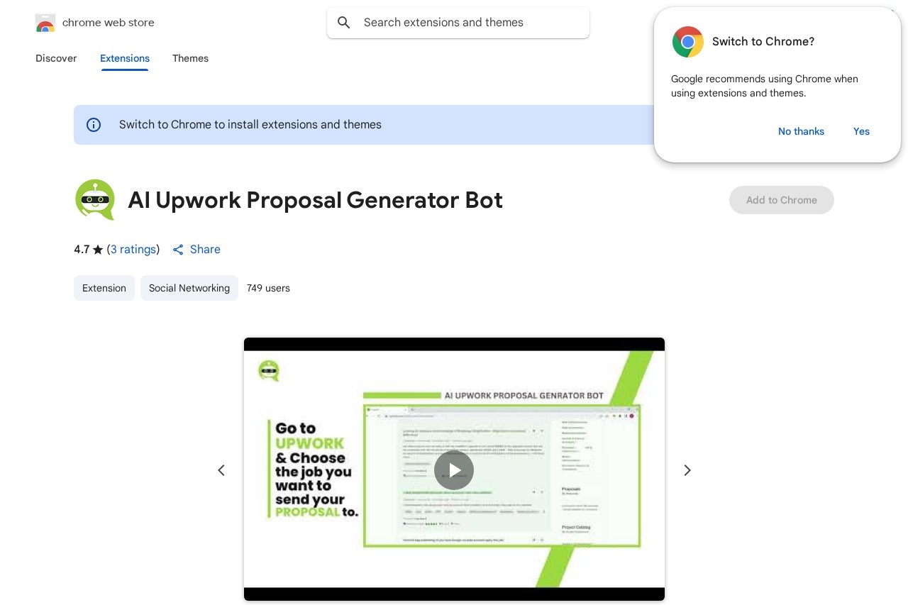 AI Upwork Proposal Generator