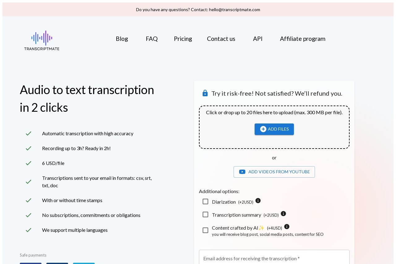Transcriptmate