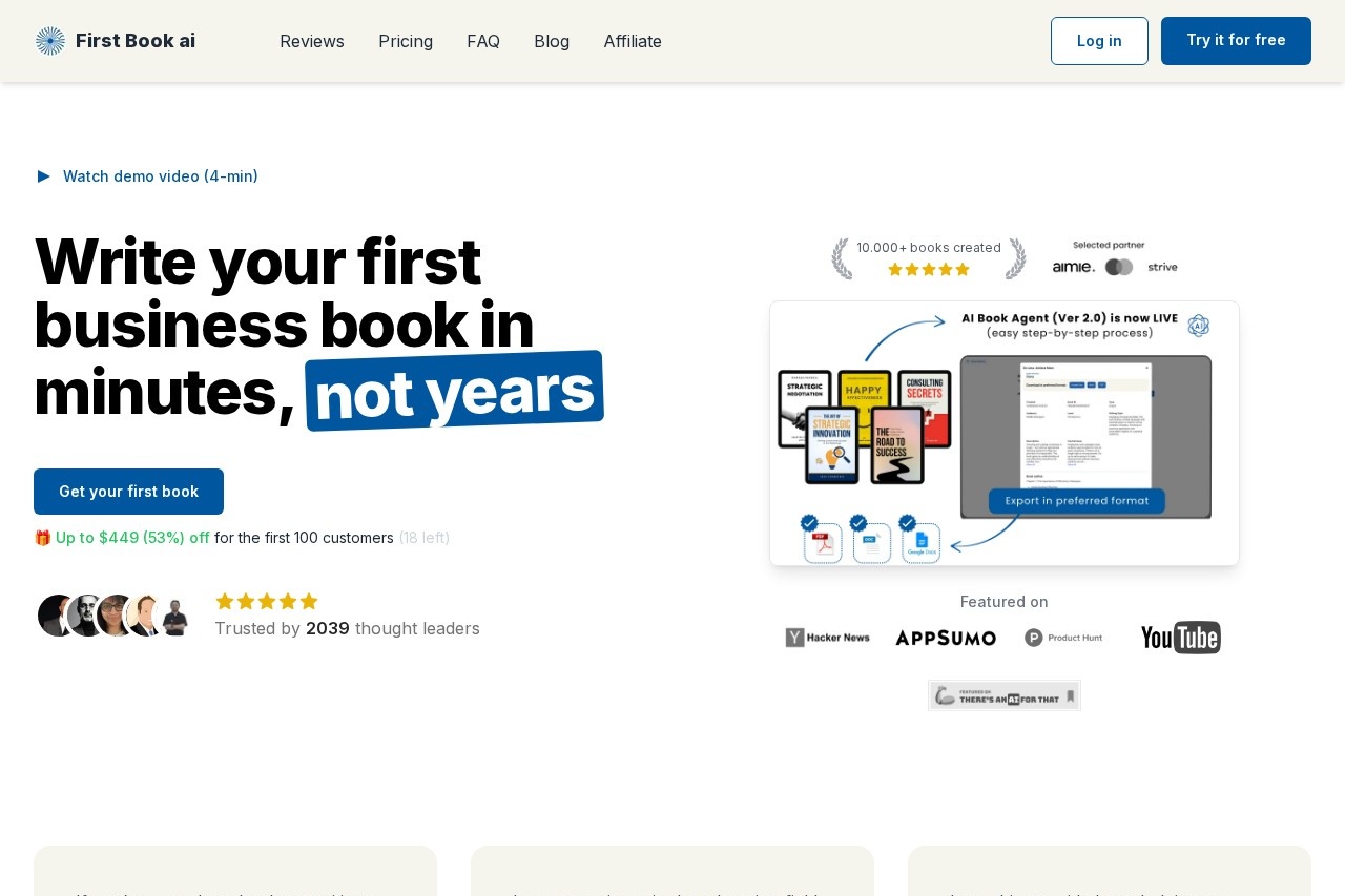 First Book ai