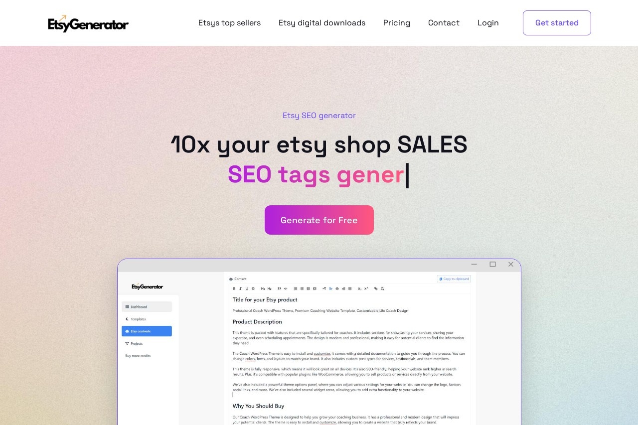 etsy generator