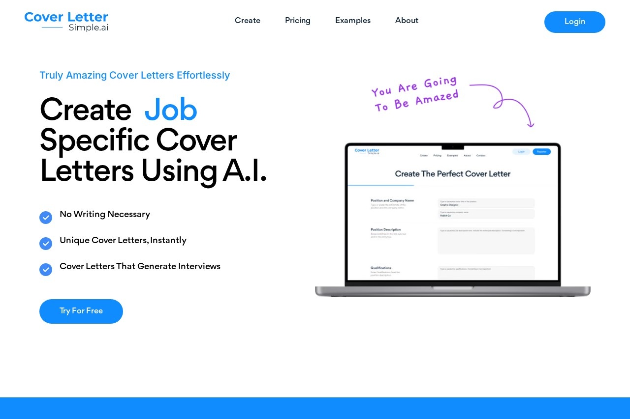 CoverLetterSimple.ai