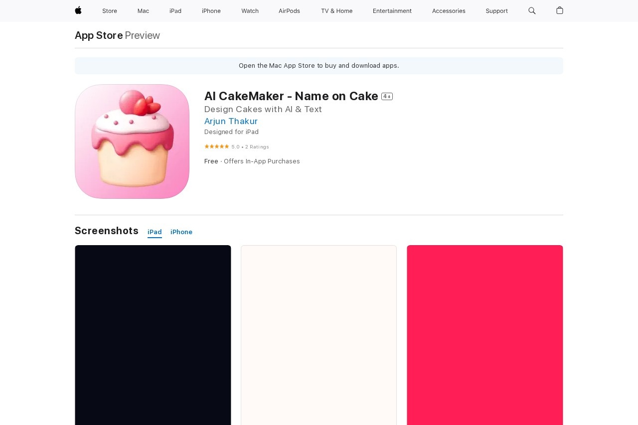 AI CakeMaker
