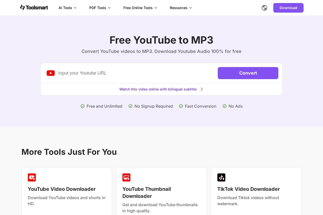 YouTube to MP3 Converter