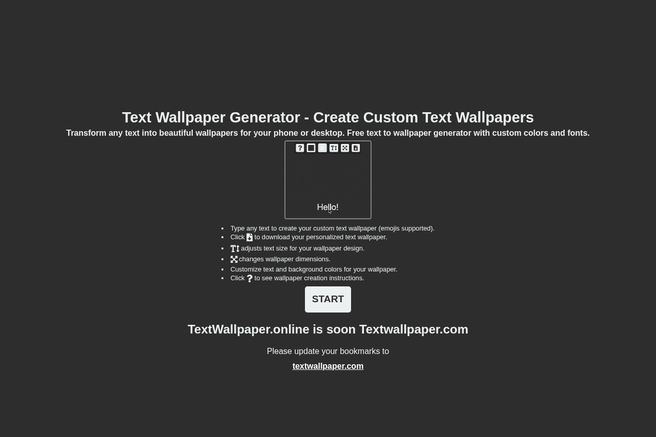 TextWallpaper