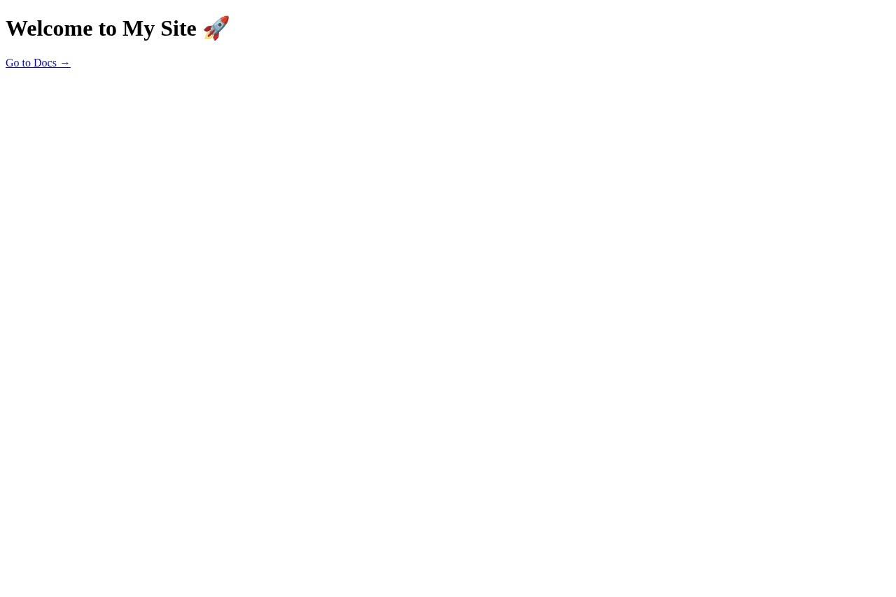My Homepage