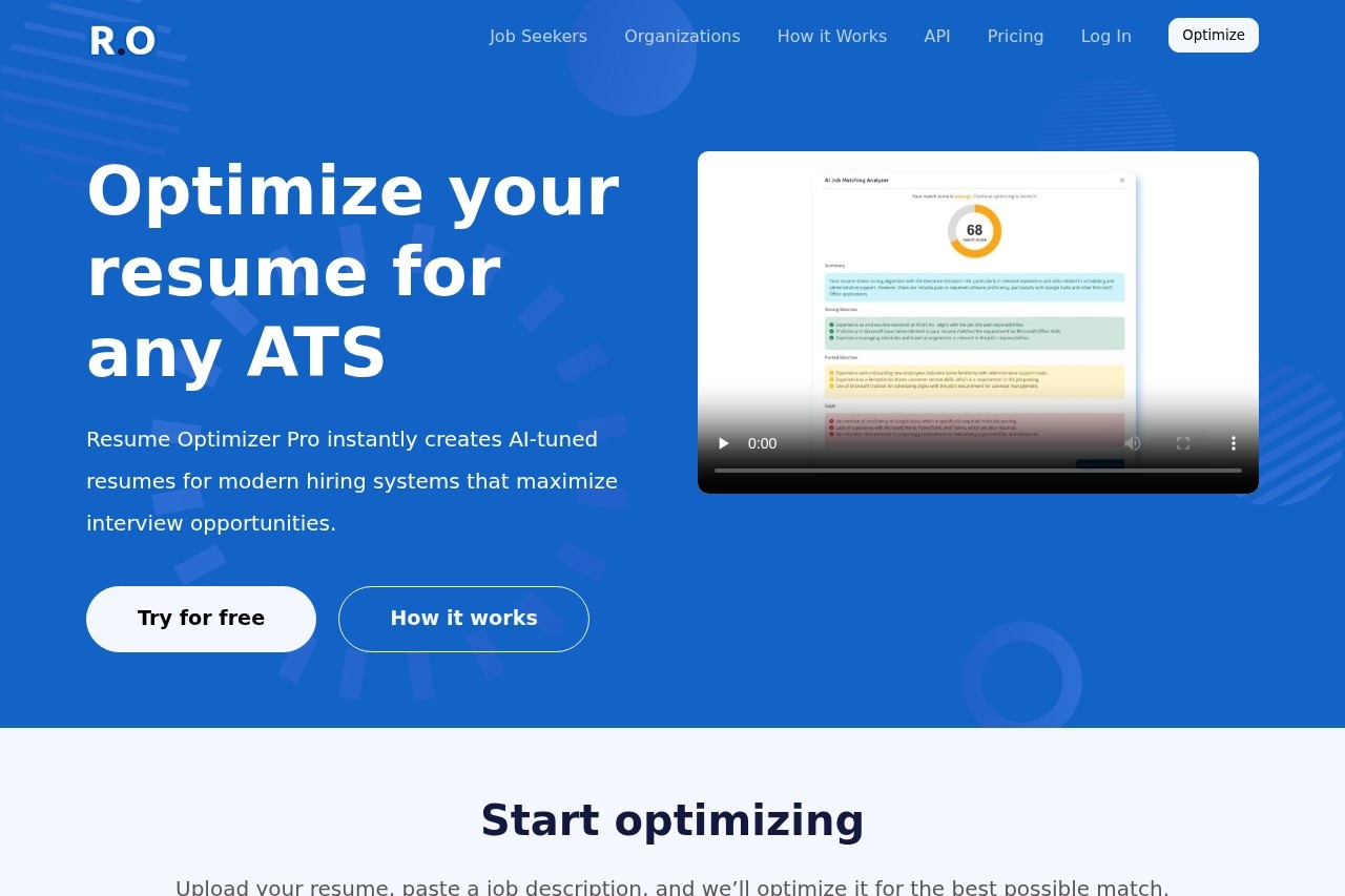 Resume Optimizer Pro