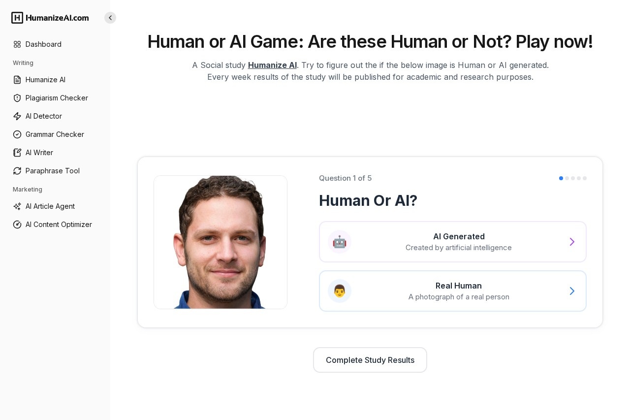 Human or AI Game