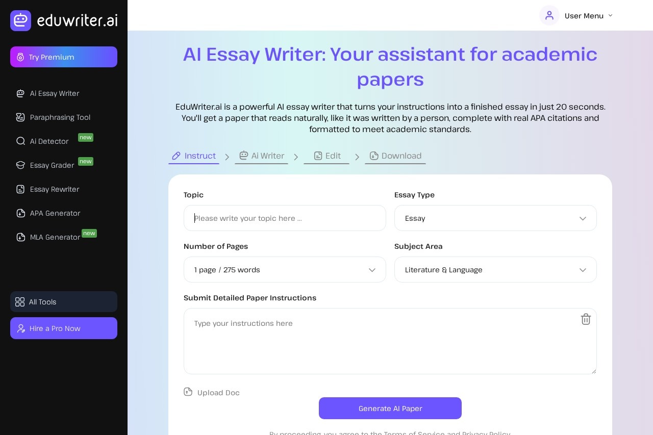 EduWriter.ai