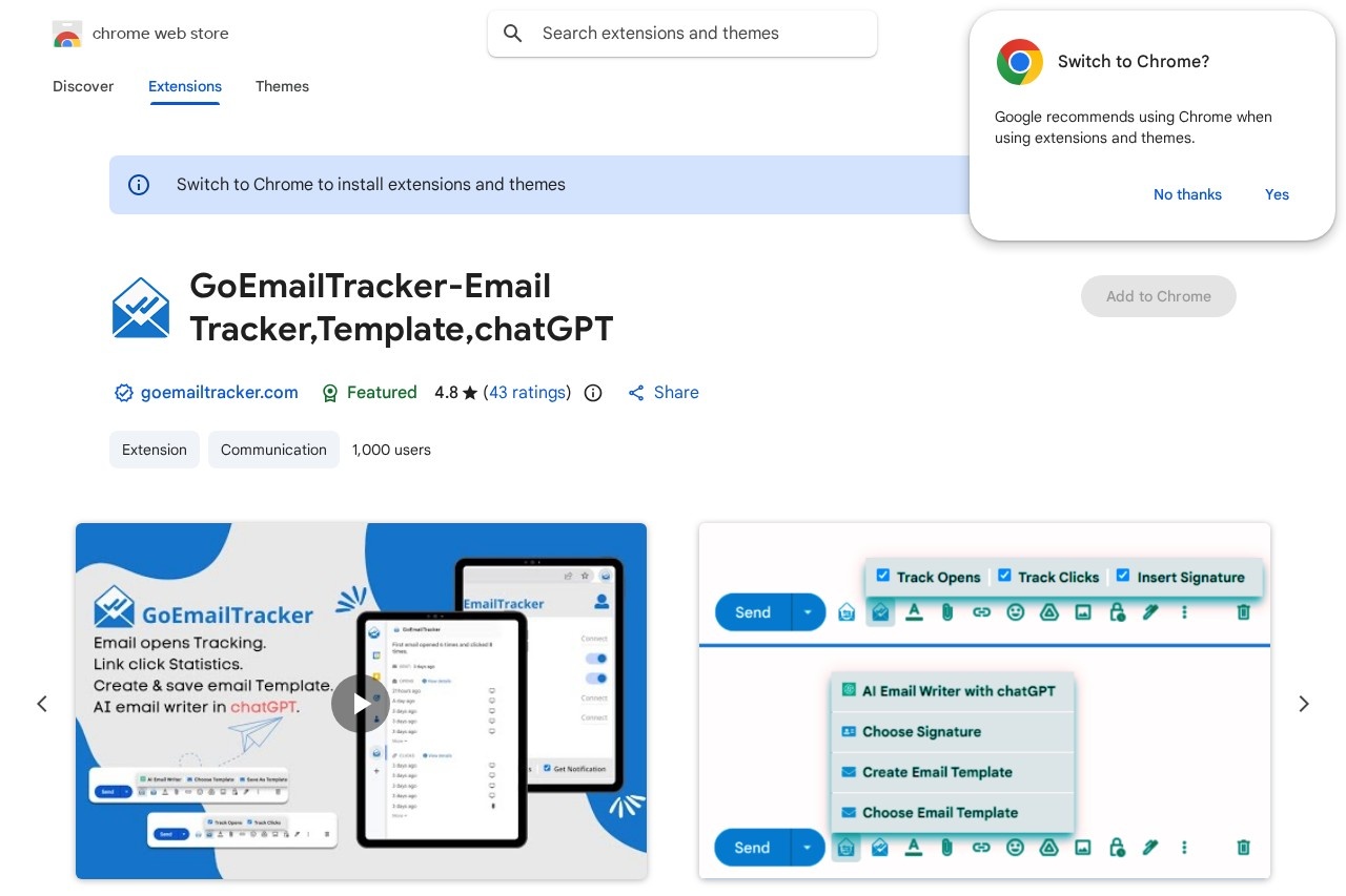GoEmailTracker
